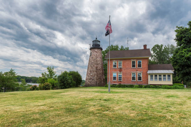 istock Charlotte-Genesee Lighthouse in Lake Ontario 1225549064