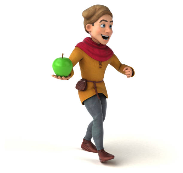istock 3D Illustration of a medieval historical character 1225549560