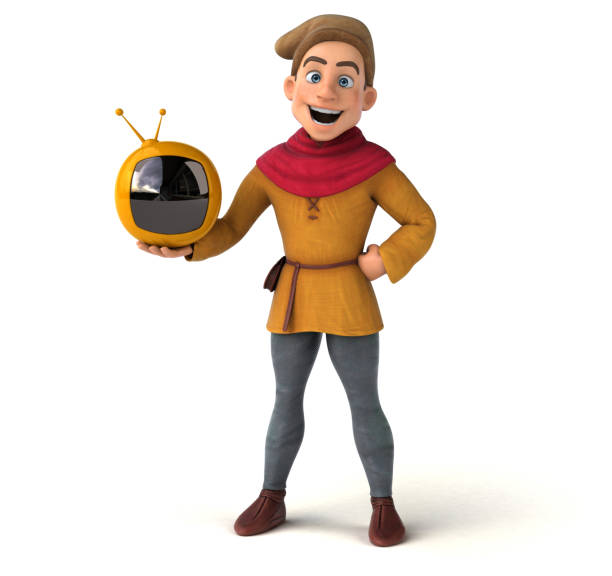 istock 3D Illustration of a medieval historical character 1225549796