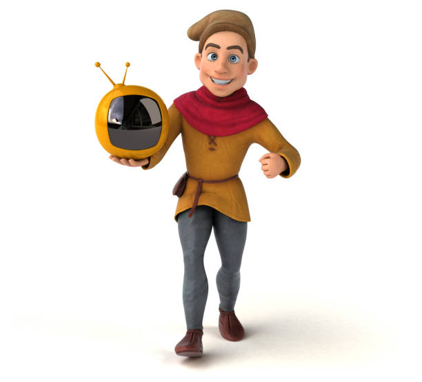 istock 3D Illustration of a medieval historical character 1225549804