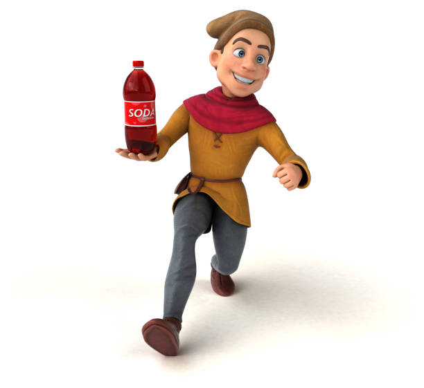 istock 3D Illustration of a medieval historical character 1225549999