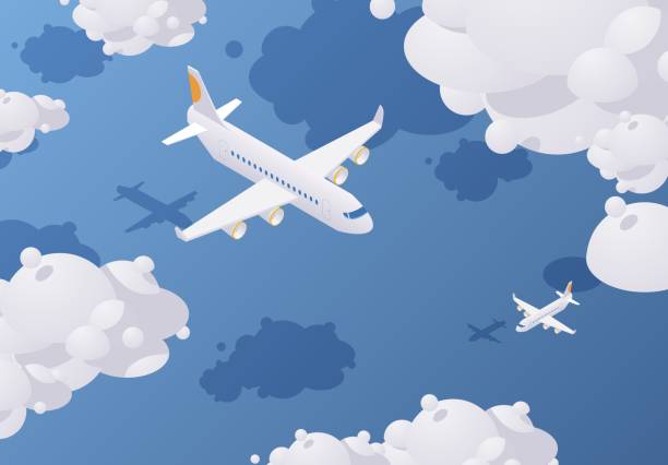 Free Stock Photo of Plane Flying Through Cloud Filled Sky | Download ...