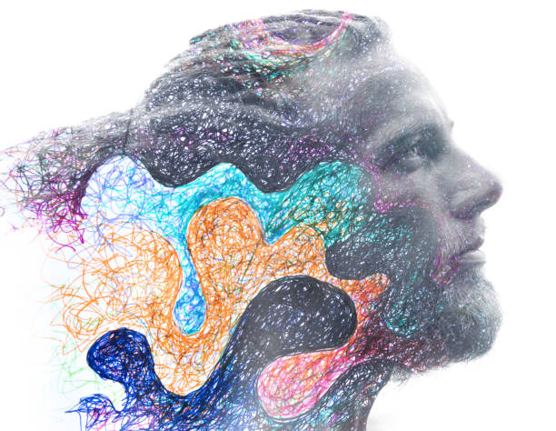 istock Paintography. A portrait combined with a painting 1225562888