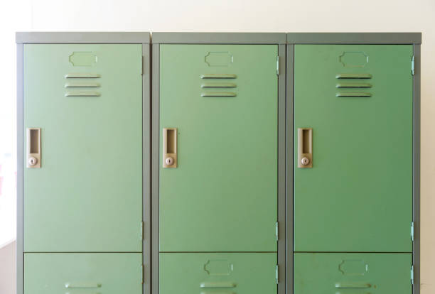 istock Close up view of the closed locker 1225563953