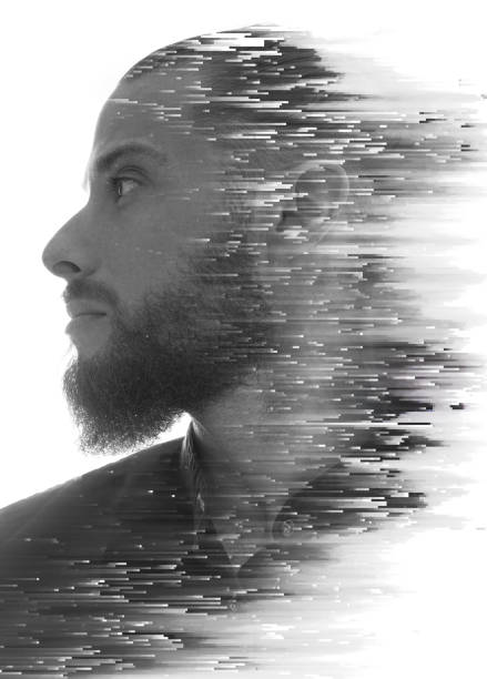 istock A portrait combined with a digital illustration 1225564385