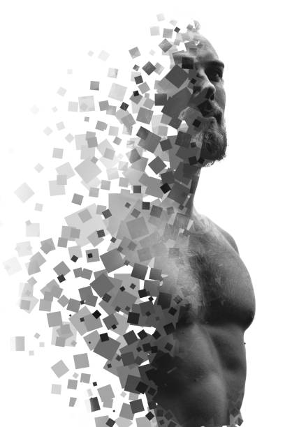istock A portrait combined with a digital illustration 1225564795