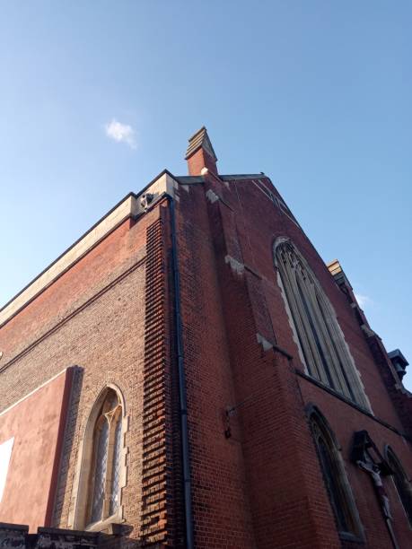 istock Church with Stain glass windows England 1225564847