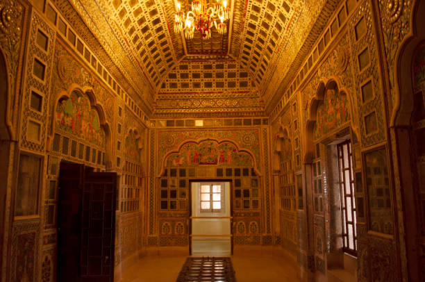 istock Palace interior inside Meherangarh Fort,  Jodhpur, Rajasthan, India 1225566341