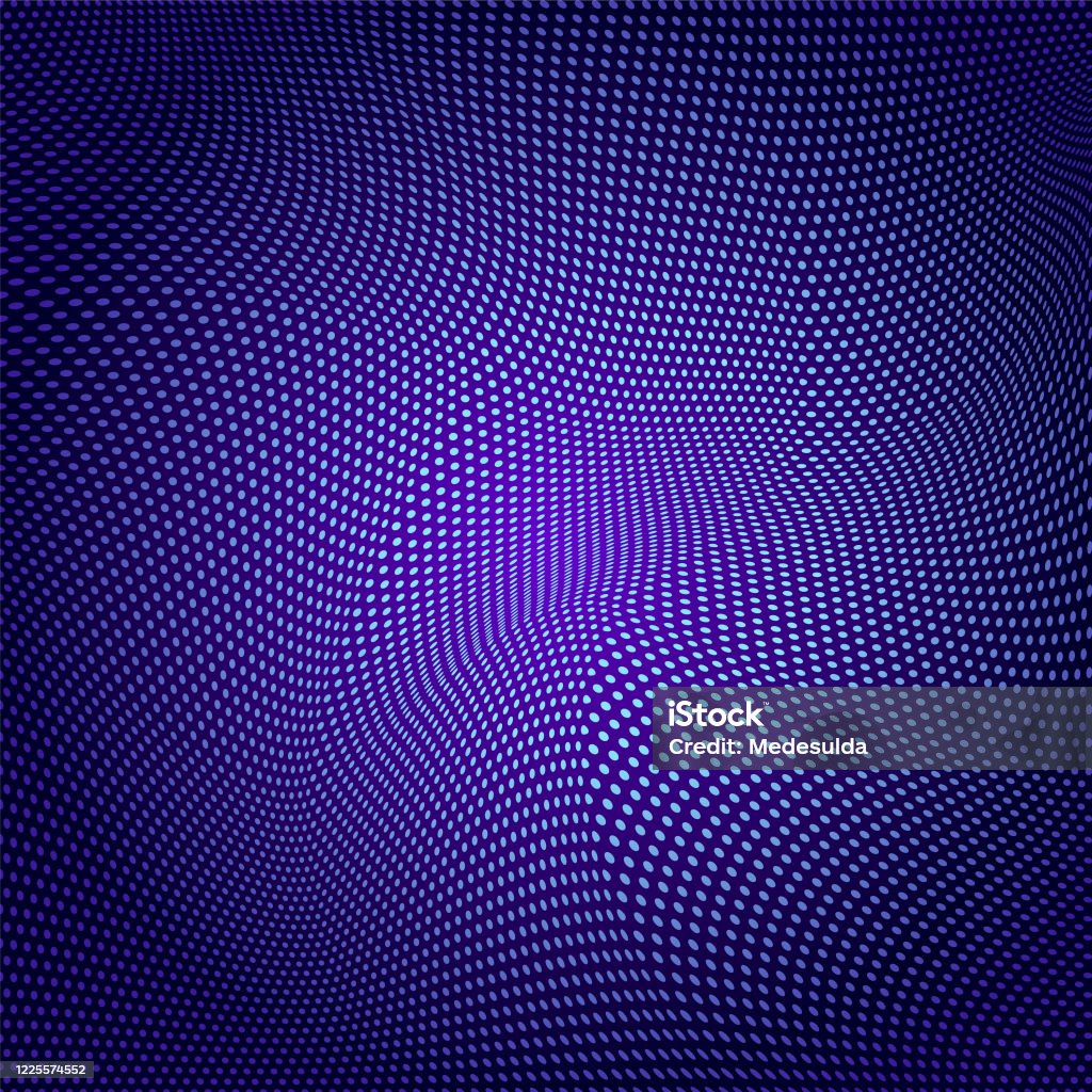 Computer Halftone Pattern Wave Halftone Pattern Stock Illustration - Download Image Now ...