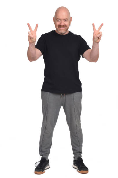 istock Portrait of a man on white 1225577045