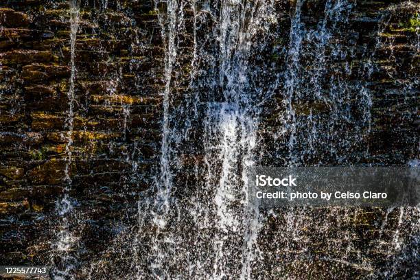 Waterfall From A Stream Stock Photo - Download Image Now - Abstract, Backgrounds, Beauty