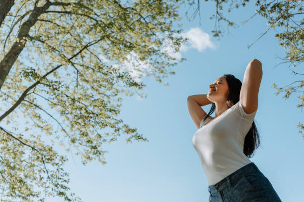 istock Woman feeling great about life 1225578123