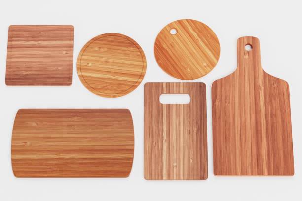 istock Realistic 3d Render of Chopping Boards 1225578323