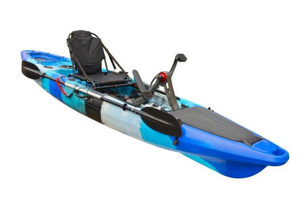 istock Modern pedal-driven kayak for relaxation 1225579122