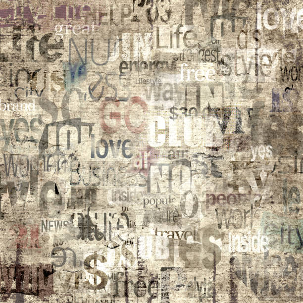 istock Old vintage grunge newspaper paper texture background. 1225580811