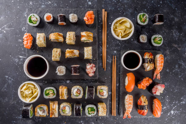 istock Big sushi set 1225585866