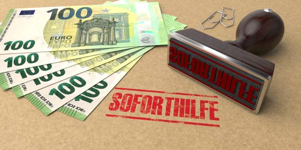 istock German text Emergency relief translate Emergency Relief. 3d illustration. 1225587969