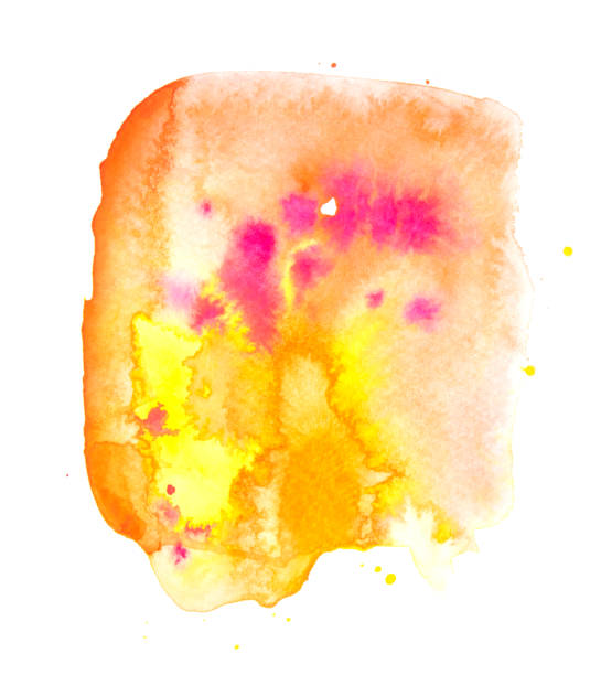 istock Abstract Vibrant Watercolour Splashes and Paint for Writing Over the Top or a Background 1225591429