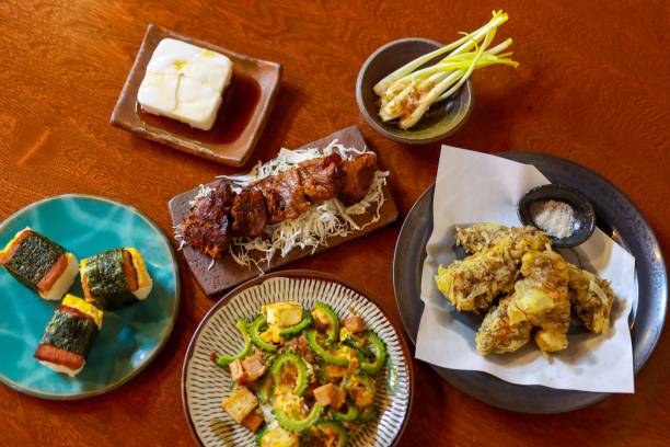 istock Okinawan food in Japan 1225593297