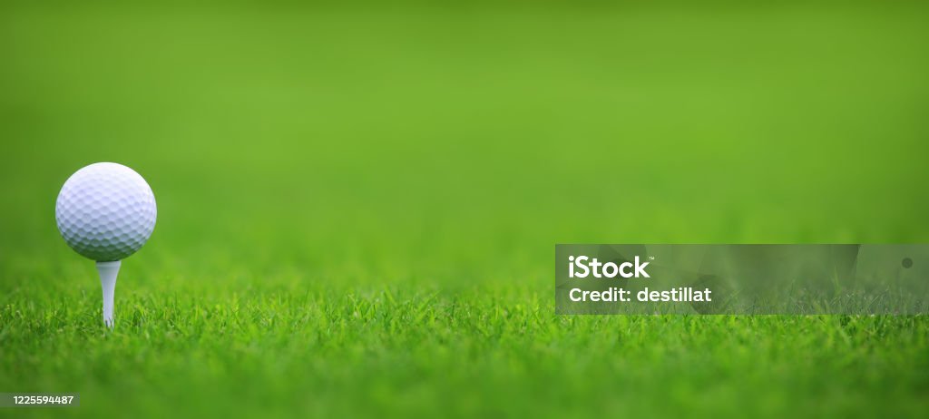Golf Ball On Green Grass Background Stock Photo - Download Image Now - Golf,  Golf Course, Golf Ball - iStock