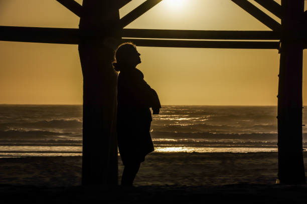 istock Woman in silhouette 1225596983