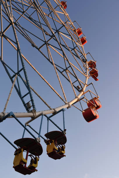istock Part of white ferris wheel 1225599294