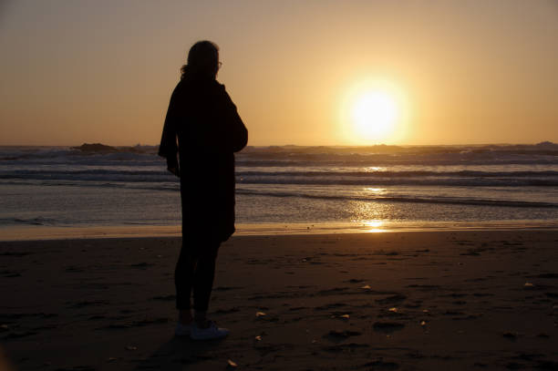istock Woman in silhouette 1225599805