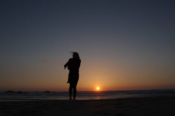 istock Woman silhouette photoshoot 1225599897