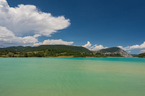 istock Castel San Vincenzo, Isernia, Molise. The lake. 1225600197