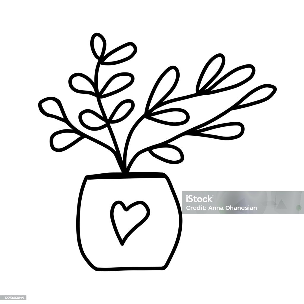 Ilustración de Bonita Flor Dibujada A Mano En La Olla Elemento De Icono De Garabato Único Aislado Sobre Fondo Blanco Ilustración De Stock Vectorial y más Vectores Libres de Derechos de Arte - Ilustración de Bonita Flor Dibujada A Mano En La Olla Elemento De Icono De Garabato Único Aislado Sobre Fondo Blanco Ilustración De Stock Vectorial y más Vectores Libres de Derechos de Arte -