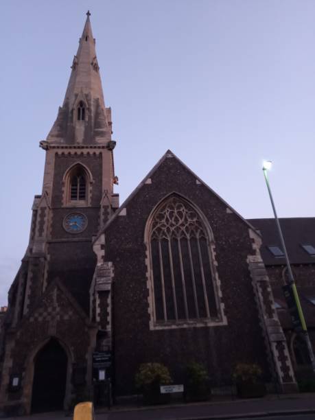 istock Church with Stain glass windows England 1225604749