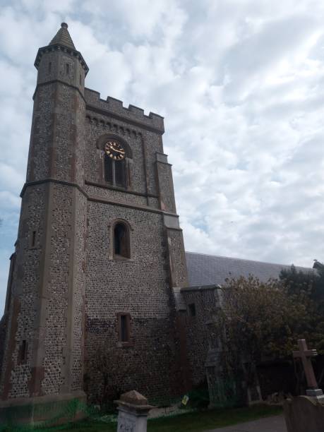 istock Church with Stain glass windows England 1225607728