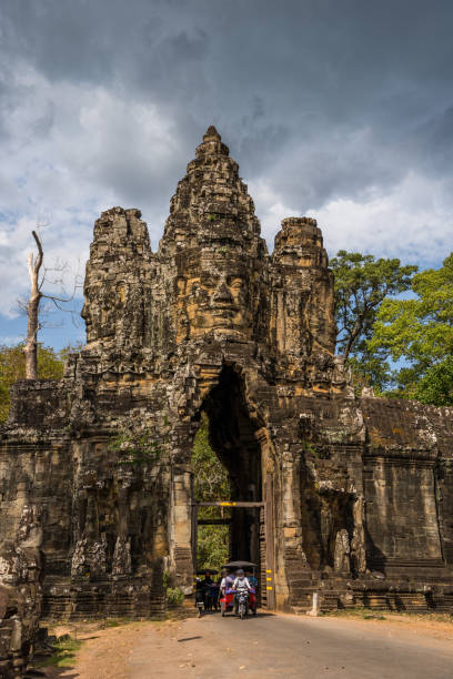 istock South gate to Angkor Thom 1225609333