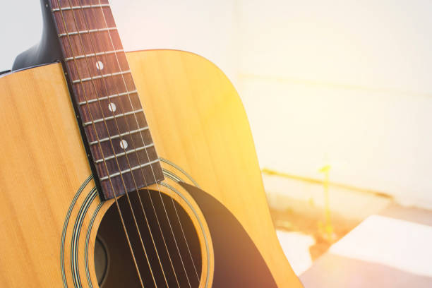 istock Guitar acoustic body. 1225611930