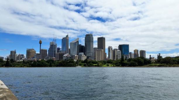 istock A city skyline view from the water bay. 1225612807