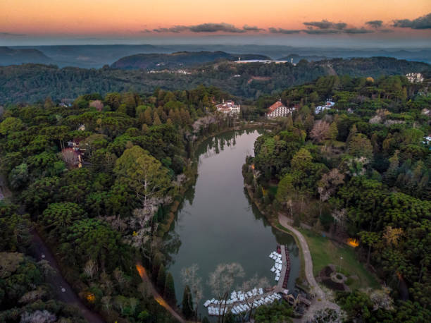 atardecer del lago negro - rio grande fotografías e imágenes de stock