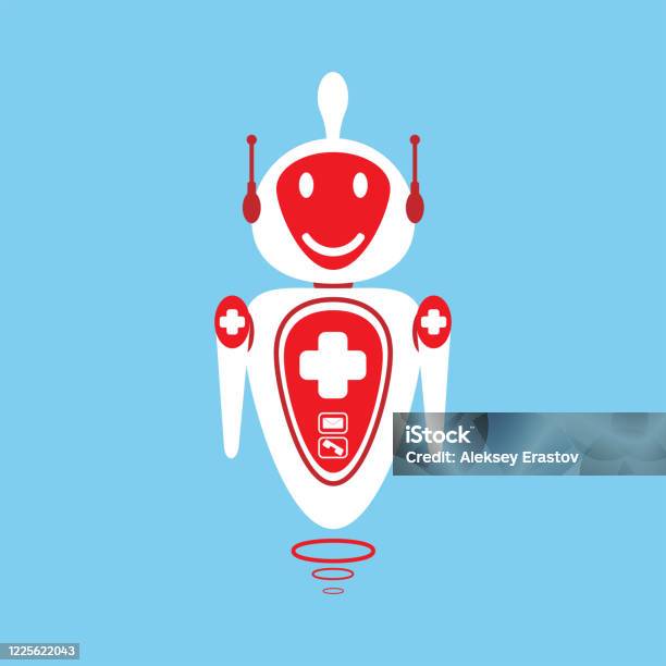 Vegetales Aislar jugador Ilustración de Médico Robot En Línea Asistente Médico Virtual Ilustración  Vectorial Moderna y más Vectores Libres de Derechos de Asistencia sanitaria  y medicina - iStock