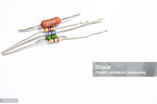 Electronic Circuit Resistor Used For Wallpaper Used As Illustrated  Bookcloseup Stock Photo - Download Image Now - iStock