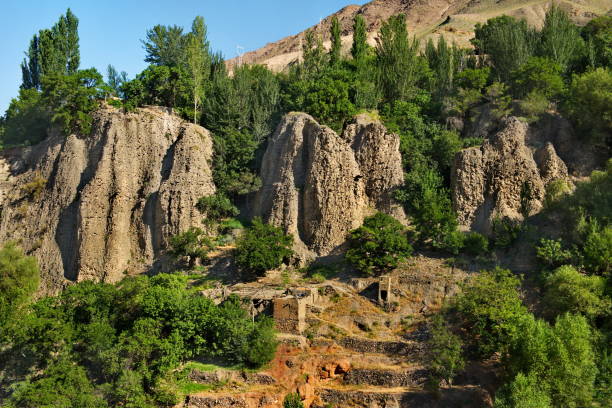 istock Picturesque rocks in the Pamir mountains 1225626520