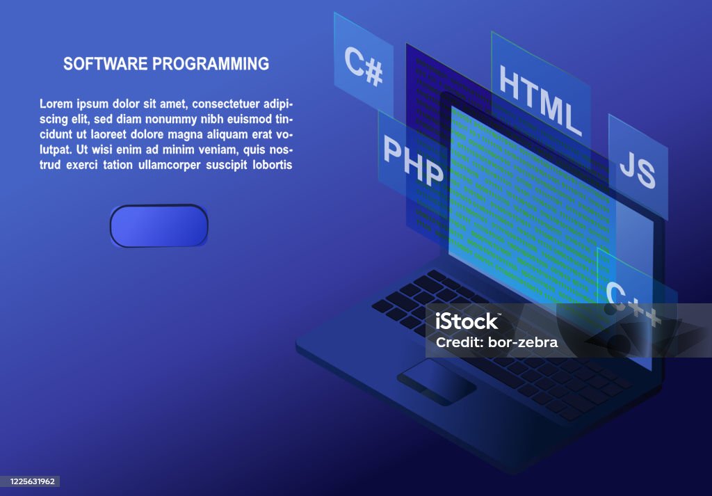 Software Development And Programming Concept Stock Illustration ...