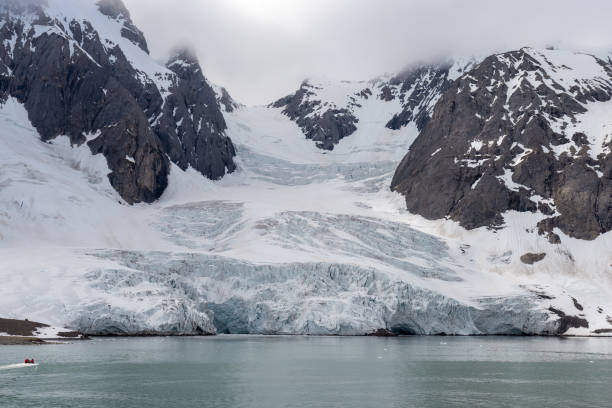 istock Arctic landscape in Svalbard with glacier 1225633385