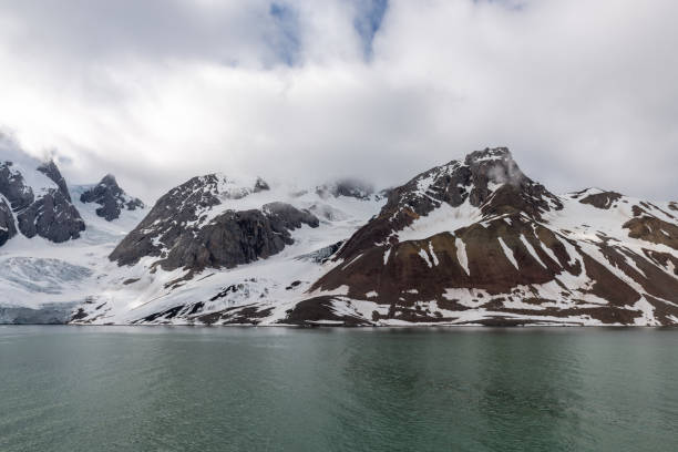 istock Arctic landscape in Svalbard with glacier 1225633409