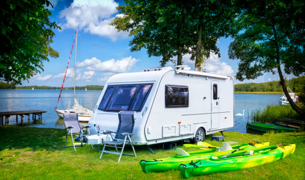 istock Vacations in Poland - active rest by the lake 1225633690