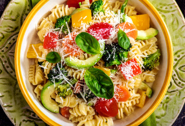 istock Ready-to-eat vegetables and fruit pasta 1225647789