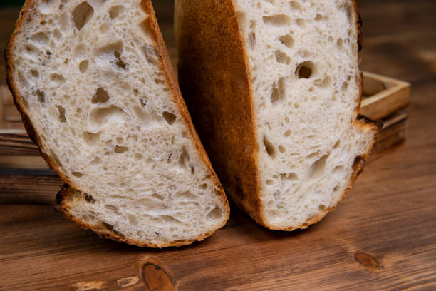 istock homemade sourdough bread on wooden background 1225650186