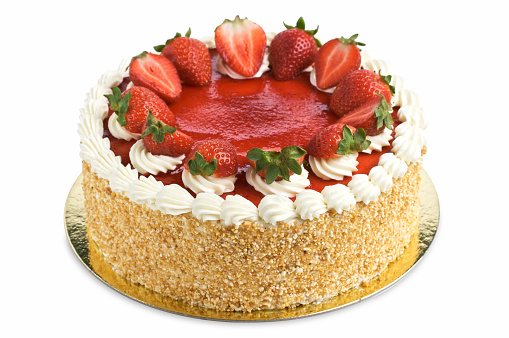 A strawberry shortcake