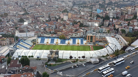 Istanbul, Turkey - September 2018: Recep Tayyip Erdogan Stadium in Kasimpasa district