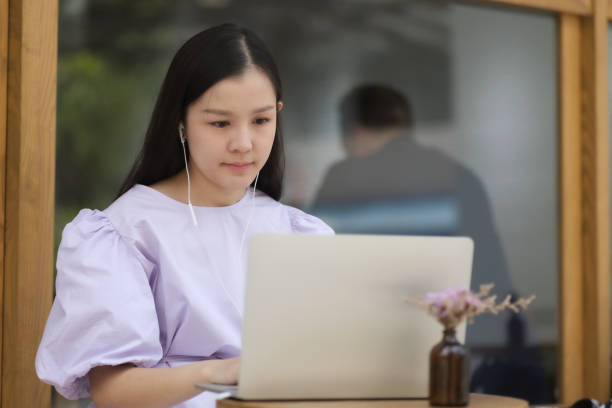 istock Asian girl working from home, quarantine Covid-19 1225663845