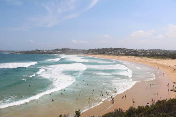 Long Reef beach goes to Dee Why Beach, Sydney Australia