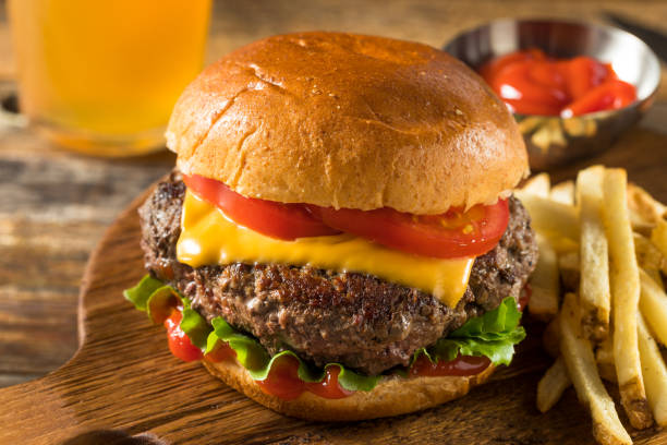 istock Homemade Grass Fed Cheeseburger 1225664798